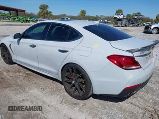 2019 Genesis G70 Dynamic with VIN KMTG34LE8KU031322, listed as a IAAI auction lot 41636994 with 55,325 mi miles and . Bid and sale history available at DreamBid. Image 3.