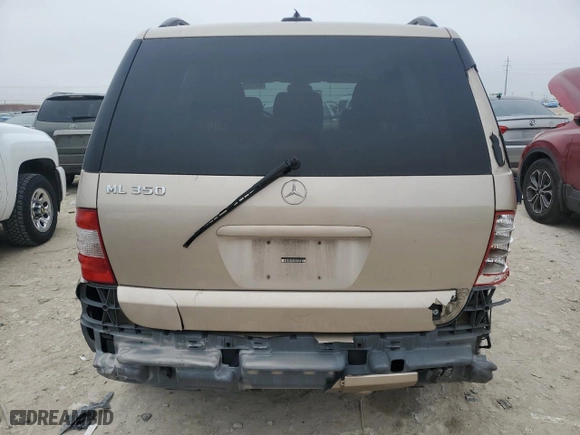 2003 Mercedes-Benz M-Class 3.7L with VIN 4JGAB57E63A428873, listed as a Copart auction lot 44179105 with 191,384 mi miles and Salvage Title. Bid and sale history available at carsss.com. Image 6.