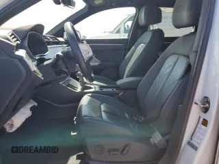 2020 Audi Q3 Premium with VIN WA1AECF32L1043479, listed as a Copart auction lot 57172925 with 52,907 mi miles and Salvage title. Bid and sale history available at DreamBid. Image 7.