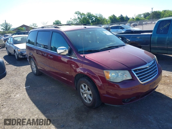 2008 Chrysler Town & Country Touring with VIN 2A8HR54P48R832030, listed as a IAAI auction lot 42196711 with 216,742 mi miles and . Bid and sale history available at carsss.com. Image 1.