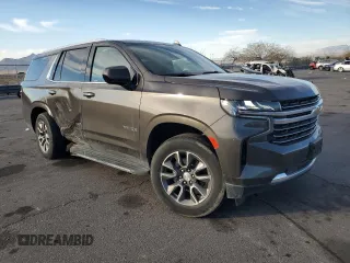 2021 Chevrolet Tahoe LT with VIN 1GNSCNKD8MR377195, listed as a Copart auction lot 50619815 with 35,014 mi miles and Salvage title. Bid and sale history available at DreamBid. Image 4.