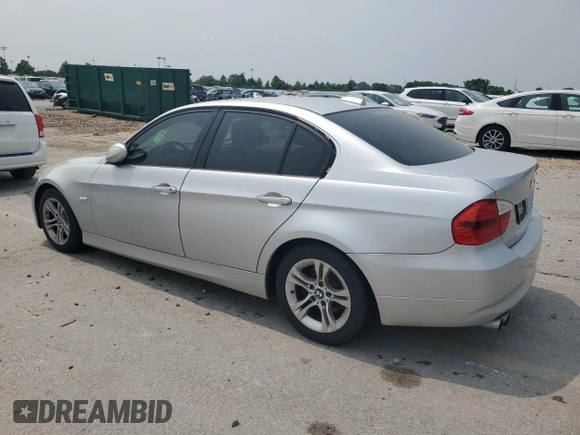 2008 BMW 3 Series 328i with VIN WBAVC53538FZ88429, listed as a Copart auction lot 57615095 with Not provided miles and Clean title. Bid and sale history available at DreamBid. Image 2.