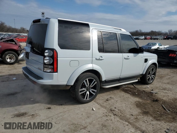 2016 Land Rover LR4 HSE Lux with VIN SALAK2V68GA830858, listed as a Copart auction lot 46339555 with 93,396 mi miles and Salvage Title. Bid and sale history available at DreamBid. Image 3.