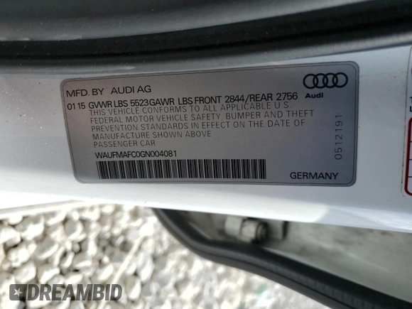 2016 Audi A6 3.0L TDI Premium Plus with VIN WAUFMAFC0GN004081, listed as a Copart auction lot 77190394 with 141,213 mi miles and Clean Title. Bid and sale history available at carsss.com. Image 12.