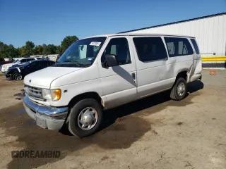 2001 Ford Econoline Passenger XL z VIN 1FBSS31L61HA84555, wystawiony jako Copart lot #75470804 z przebiegiem 151 057 mil mil oraz Szkoda całkowita • Salvage title. Historia ofert i sprzedaży dostępna na DreamBid. Obrazek 1.