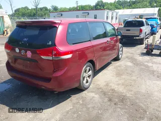 2012 Toyota Sienna with VIN 5TDZK3DC2CS193258, listed as a IAAI auction lot 42550843 with 158,761 mi miles and . Bid and sale history available at DreamBid. Image 4.