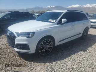 2020 Audi Q7 Prestige with VIN WA1VXAF77LD003058, listed as a Copart auction lot 52813815 with 62,806 mi miles and Salvage title. Bid and sale history available at DreamBid. Image 1.