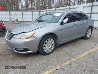 2014 Chrysler 200 LX with VIN 1C3CCBAB5EN211113, listed as a IAAI auction lot 41948163 with 143,355 mi miles and . Bid and sale history available at carsss.com. Image 2.