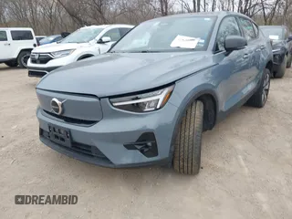 2023 Volvo C40 Recharge Pure Electric Plus with VIN YV4ED3GL8P2060888, listed as a IAAI auction lot 41856066 with 15,488 mi miles. Bid and sale history available at carsss.com. Image 2.