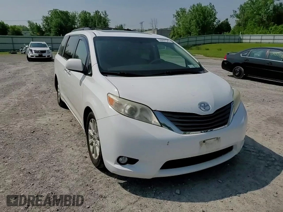 2011 Toyota Sienna XLE with VIN 5TDDK3DC4BS004280, listed as a Copart auction lot 59297345 with 173,890 mi miles and Salvage title. Bid and sale history available at DreamBid. Image 14.