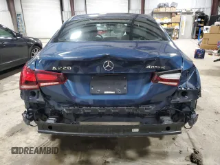 2020 Mercedes-Benz A 220 with VIN W1K3G4FB5LW046584, listed as a Copart auction lot 85710734 with 35,590 mi miles and Salvage Title. Bid and sale history available at DreamBid. Image 6.