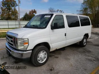 2008 Ford Econoline Passenger XL with VIN 1FBNE31L98DB47511, listed as a Copart auction lot 80104164 with 221,581 mi miles and Clean Title. Bid and sale history available at carsss.com. Image 1.