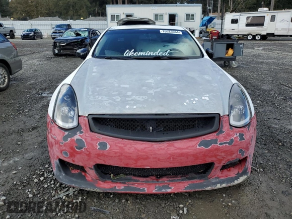 2004 Infiniti G35 Coupe w/Leather with VIN JNKCV54E44M811167, listed as a Copart auction lot 76623984 with 153,577 mi miles and Salvage Title. Bid and sale history available at carsss.com. Image 5.