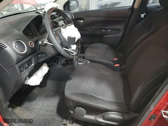 2019 Mitsubishi Mirage SE with VIN ML32A4HJ1KH009940, listed as a Copart auction lot 45674775 with 56,230 mi miles and Salvage Title. Bid and sale history available at carsss.com. Image 7.