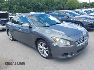 2014 Nissan Maxima S with VIN 1N4AA5AP8EC499295, listed as a IAAI auction lot 42582316 with 120,482 mi miles and . Bid and sale history available at DreamBid. Image 1.