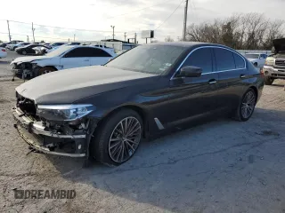 2017 BMW 5 Series 530i with VIN WBAJA5C32HG895477, listed as a Copart auction lot 82193794 with 149,087 mi miles and Salvage Title. Bid and sale history available at carsss.com. Image 1.