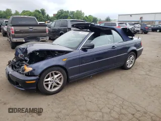 2004 BMW 3 Series 325Ci with VIN WBABW334X4PL25899, listed as a Copart auction lot 59845055 with 125,032 mi miles and Non repairable. Bid and sale history available at DreamBid. Image 1.