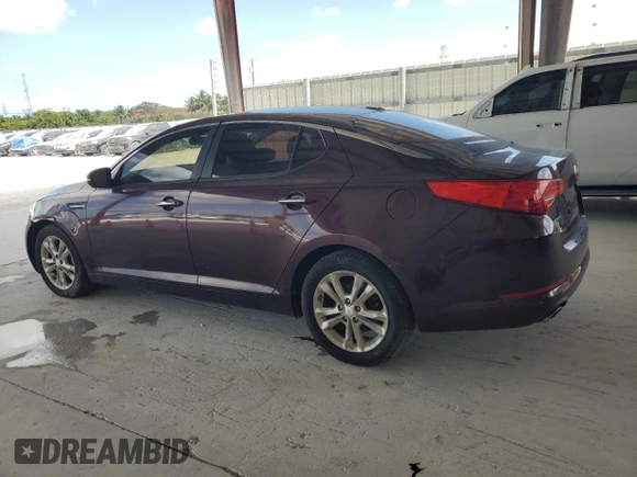 2013 Kia Optima LX with VIN 5XXGM4A76DG139737, listed as a Copart auction lot 55456005 with 141,849 mi miles and Salvage Title. Bid and sale history available at carsss.com. Image 2.