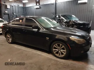 2010 BMW 5 Series 535i xDrive with VIN WBANV9C50AC137584, listed as a IAAI auction lot 40389908 with 1 mi miles. Bid and sale history available at carsss.com. Image 1.