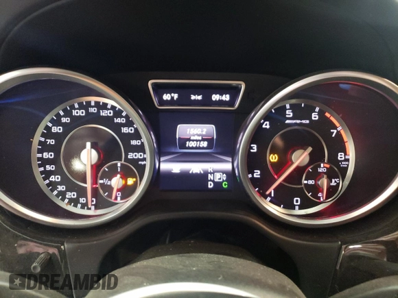 2013 Mercedes-Benz M ML 63 AMG with VIN 4JGDA7EB0DA214628, listed as a Copart auction lot 46523665 with 100,158 mi miles and Salvage Title. Bid and sale history available at carsss.com. Image 9.