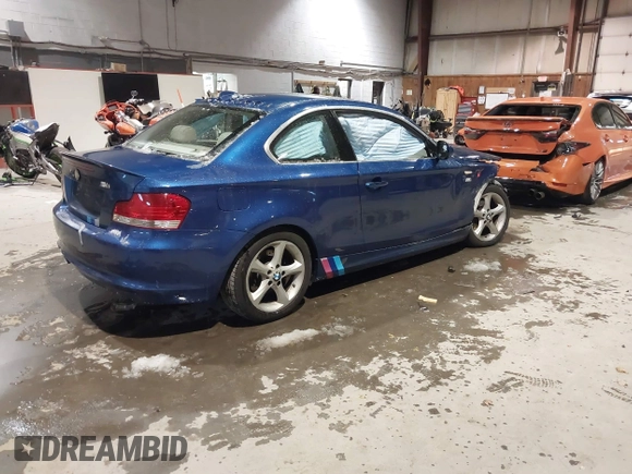 2010 BMW 1 Series 128i with VIN WBAUP9C57AVF49515, listed as a IAAI auction lot 41154745 with 120,982 mi miles and . Bid and sale history available at DreamBid. Image 4.