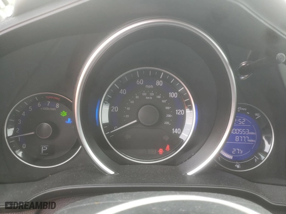 2015 Honda Fit EX-L with VIN 3HGGK5H8XFM769953, listed as a Copart auction lot 46227785 with 100,553 mi miles and Salvage Title. Bid and sale history available at carsss.com. Image 9.