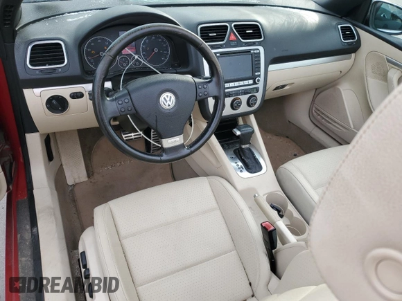 2008 Volkswagen Eos 3.2L with VIN WVWDB71F48V017874, listed as a Copart auction lot 78620394 with 87,975 mi miles and Salvage Title. Bid and sale history available at DreamBid. Image 8.