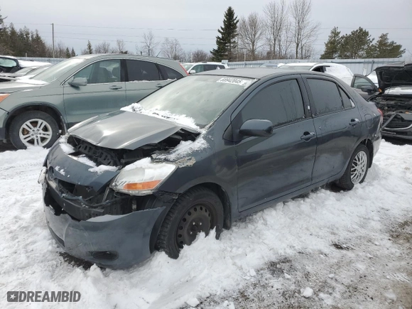 2011 Toyota Yaris with VIN JTDBT4K37B1411178, listed as a Copart auction lot 88942045 with 213,527 mi miles and Salvage Title. Bid and sale history available at carsss.com. Image 1.