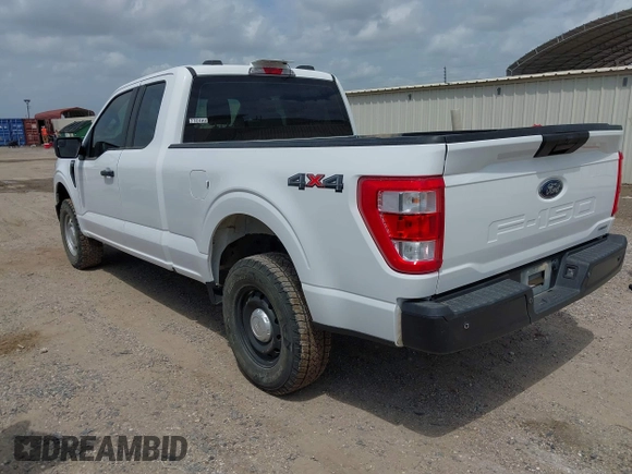 2021 Ford F-150 XL with VIN 1FTEX1EP8MKF05484, listed as a IAAI auction lot 42735641 with 78,951 mi miles and . Bid and sale history available at DreamBid. Image 3.