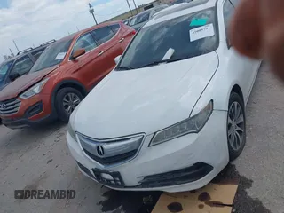 2017 Acura TLX w/Technology Pkg with VIN 19UUB1F50HA000009, listed as a IAAI auction lot 42005791 with 1 mi miles. Bid and sale history available at carsss.com. Image 6.