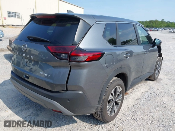 2023 Nissan Rogue SV with VIN 5N1BT3BB1PC924676, listed as a IAAI auction lot 42191295 with 38,351 mi miles and . Bid and sale history available at DreamBid. Image 4.