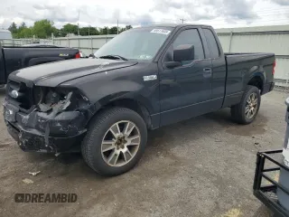 2007 Ford F-150 XL with VIN 1FTRF12207KD50317, listed as a Copart auction lot 58611805 with 122,940 mi miles and Salvage title. Bid and sale history available at DreamBid. Image 1.