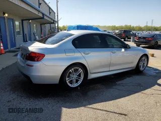2014 BMW 5 Series 528i with VIN WBA5A5C54ED509285, listed as a Copart auction lot 52080765 with 104,802 mi miles and Salvage Title. Bid and sale history available at carsss.com. Image 3.