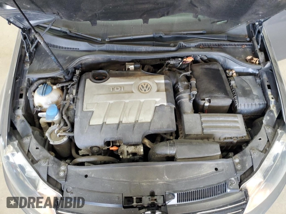 2013 Volkswagen Golf TDI with VIN WVWDM7AJ8DW125742, listed as a Copart auction lot 61609875 with 123,838 mi miles and Salvage title. Bid and sale history available at DreamBid. Image 12.