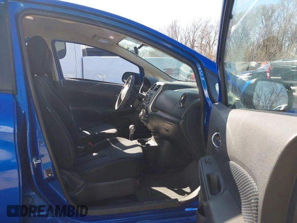2014 Nissan Note SV with VIN 3N1CE2CP1EL396617, listed as a IAAI auction lot 41797564 with 36,648 mi miles and . Bid and sale history available at DreamBid. Image 5.