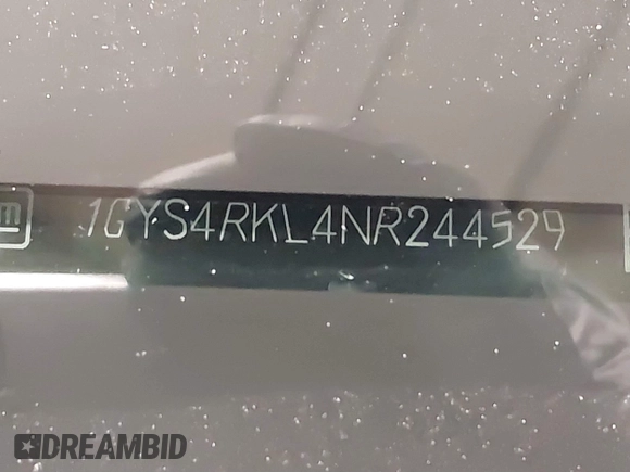 2022 Cadillac Escalade ESV Sport Platinum with VIN 1GYS4RKL4NR244529, listed as a IAAI auction lot 41071149 with 50,641 mi miles and . Bid and sale history available at DreamBid. Image 11.