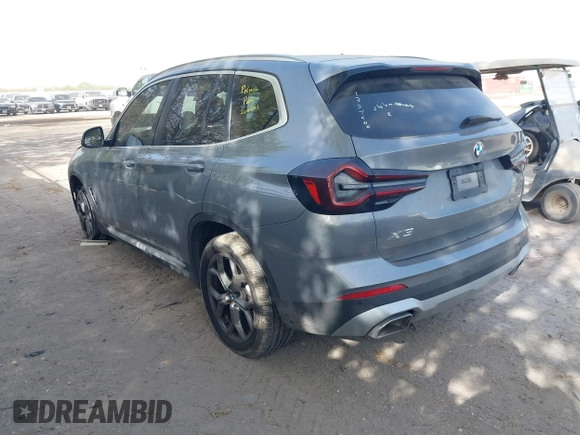 2024 BMW X3 sDrive30i with VIN 5UX43DP08R9U80981, listed as a IAAI auction lot 41801168 with 10,673 mi miles and . Bid and sale history available at DreamBid. Image 3.