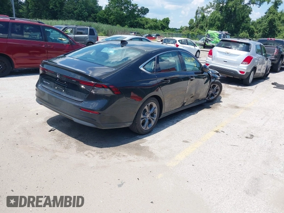 2024 Honda Accord EX with VIN 1HGCY1F30RA075402, listed as a IAAI auction lot 42615694 with 8,506 mi miles and . Bid and sale history available at DreamBid. Image 4.