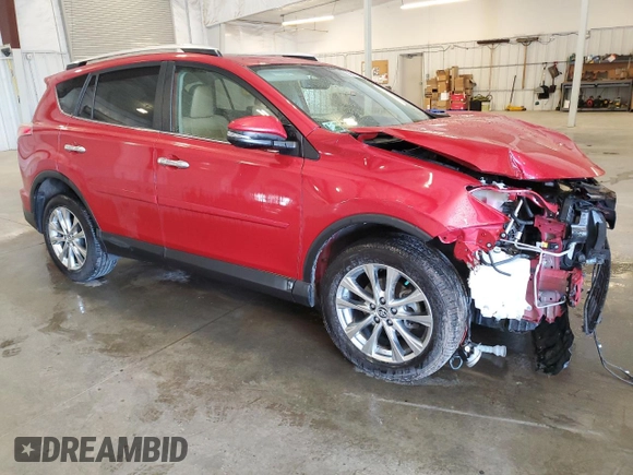 2016 Toyota RAV4 Limited z VIN JTMDFREV7GJ091183, wystawiony jako Copart lot #58096115 z przebiegiem 55 701 mil mil oraz Szkoda całkowita • Salvage title. Historia ofert i sprzedaży dostępna na DreamBid. Obrazek 4.