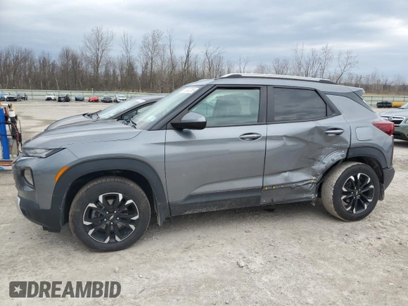 2021 Chevrolet TrailBlazer LT with VIN KL79MRSL0MB118452, listed as a Copart auction lot 53802255 with 41,952 mi miles and Salvage Title. Bid and sale history available at DreamBid. Image 1.