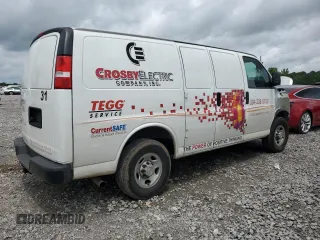 2024 Chevrolet Express Cargo с VIN 1GCWGAF79R1103764, выставлен на аукционе Copart как лот 57837425 с пробегом 24 563 миль миль и Списание • Salvage title. История ставок и продаж доступна на DreamBid. Изображение 3.