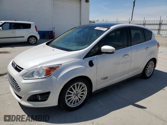 2016 Ford C-Max Energi SEL with VIN 1FADP5CU1GL101300, listed as a Copart auction lot 52308394 with 105,697 mi miles. Bid and sale history available at carsss.com. Image 1.