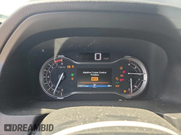 2017 Honda Ridgeline RTL-E with VIN 5FPYK3F79HB031142, listed as a Copart auction lot 62365885 with 134,517 mi miles and Salvage title. Bid and sale history available at DreamBid. Image 9.