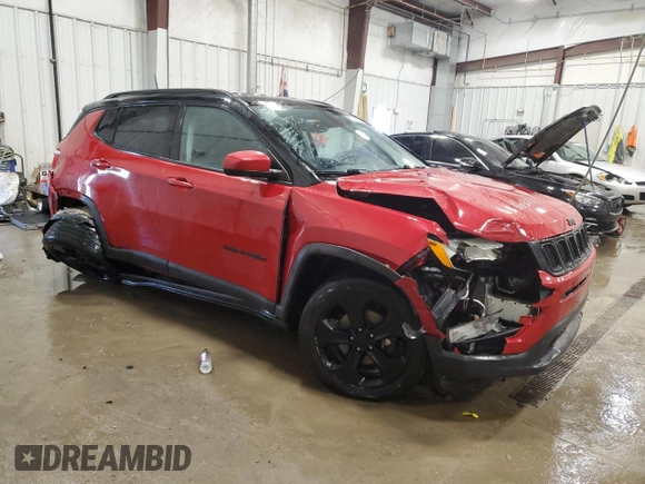 2018 Jeep Compass Altitude with VIN 3C4NJCBB2JT304972, listed as a Copart auction lot 44030125 with 104,862 mi miles and Clean title. Bid and sale history available at DreamBid. Image 4.