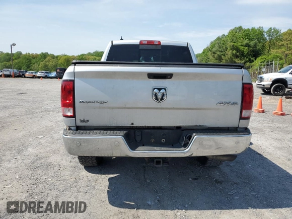 2015 Ram 1500 Big Horn with VIN 1C6RR7LG1FS633304, listed as a Copart auction lot 55439085 with 105,269 mi miles and Clean title. Bid and sale history available at DreamBid. Image 6.