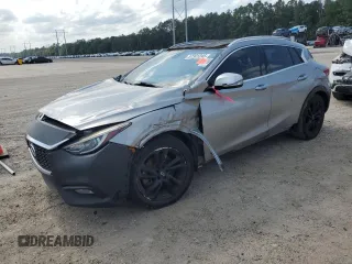 2018 Infiniti QX30 z VIN SJKCH5CP2JA042013, wystawiony jako Copart lot #57301245 z przebiegiem Nie podano mil oraz Tytuł czysty. Historia ofert i sprzedaży dostępna na DreamBid. Obrazek 1.