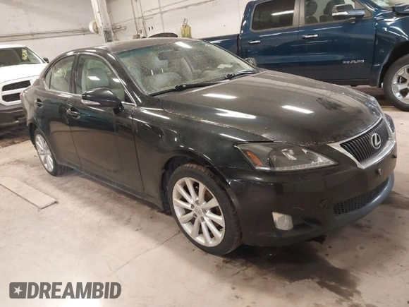 2009 Lexus IS with VIN JTHCK262395035562, listed as a IAAI auction lot 41791619 with 215,076 mi miles. Bid and sale history available at carsss.com. Image 1.