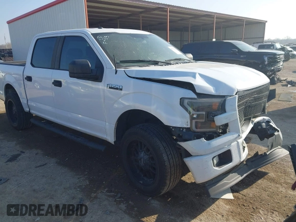2017 Ford F-150 XL with VIN 1FTEW1CF8HKE13441, listed as a IAAI auction lot 41797041 with 185,482 mi miles and . Bid and sale history available at carsss.com. Image 1.