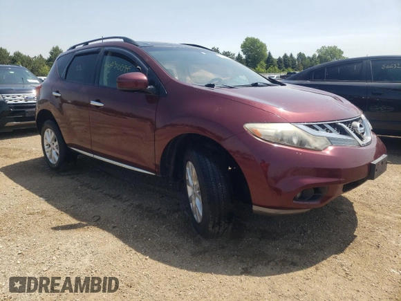 2011 Nissan Murano SV with VIN JN8AZ1MW1BW164408, listed as a Copart auction lot 56431054 with 174,501 mi miles and Non Repairable. Bid and sale history available at carsss.com. Image 4.