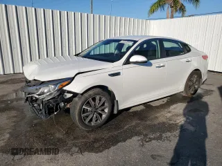 2019 Kia Optima LX with VIN 5XXGT4L38KG374229, listed as a Copart auction lot 60698405 with 194,917 mi miles and Clean title. Bid and sale history available at DreamBid. Image 1.